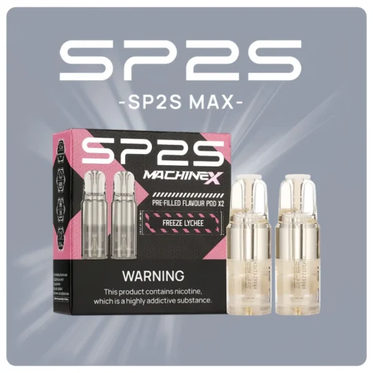 SP2S MAX煙彈｜便捷更換高效霧化｜多口味相容暢享霧化-零度霧化