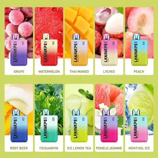 LANA 6000口 拋棄式電子煙 一次性超涼款 711貨到付款-零度霧化